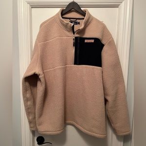 Vineyard Vines Tan Quarterzip